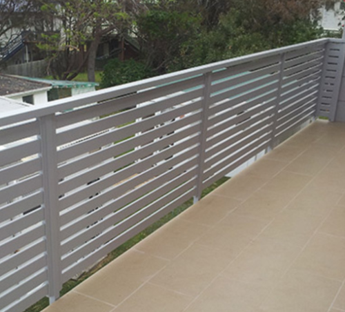 Railing profile detail